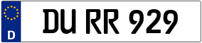 Truck License Plate